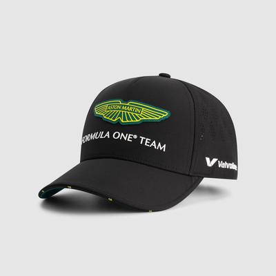 Aston Martin Aramco Cognizant F1 2025 Lance Stroll Team-Kappe – Schwarz Image