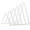 Organisateur de fichiers Triangle fer Art créatif bureau livres de bureau stockage de magazines journal étagère porte-stylo décoration de bureau