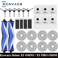 Ecovacs X5 OMNI / X5 PRO OMNI Robot Parti di ricambio per aspirapolvere Sacchetto per la polvere Spazzola laterale principale Filtro Accessori per mop
