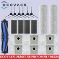 Ecovacs X8 Pro Omni Robot Aspirapolvere Pezzi di ricambio Spazzole laterali principali Panni per mocio Filtri HEPA Sacchetti per la polvere Accessori