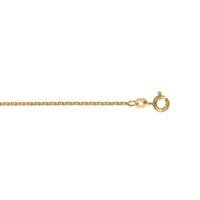 Goldkette ONE ELEMENT "Halskette aus 333 Gelbgold Ø 1,7 mm" Gr. 38, gold, Halsketten, Damen, 38, Gelbgold 333, Damen Gold Schmuck Rundankerkette Image
