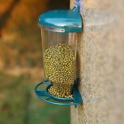 Bird Feeder For The Window Bird House With Strong Suction Cup For Hanging Guaranteed Dry Food 500ml Filling Volume