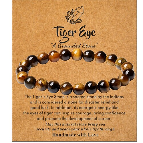 Weihnachtsgeschenke für Frauen Mom Her Inspirierende Geschenke für Frauen Naturstein-Armband für Frauen Einzigartige kleine Geschenke zum Geburtstag Muttertag Erntedank Valentinstag Lehrerdankeschön Image