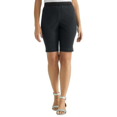 Plus Size Women's Jegging Bike Short by Jessica London in Black (Size 20 W)