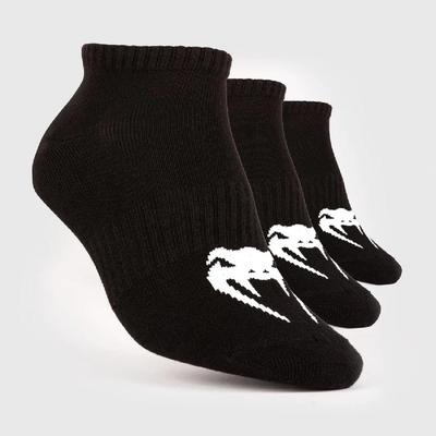 Venum Classic Footlet Socks 3-Pack - Black/White