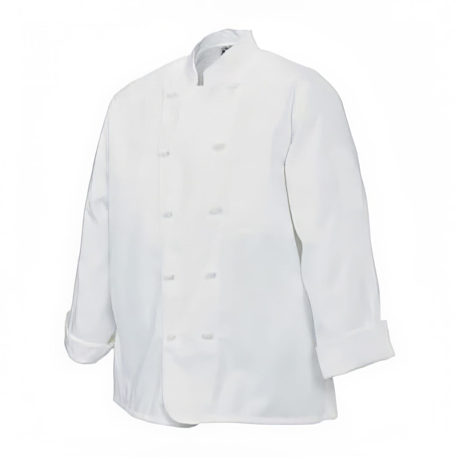 Chef Revival J050-4X Poly Cotton Chef Jacket, Cloth Knot, 4X, White