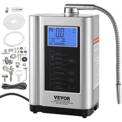VEVOR Alkaline Säurewasser Maschine, 3,5-10,5 pH, 7 Modi Startseite Alkaline Wasser Filter, Image
