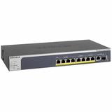 Netgear Ms510Txpp Ethernet Switch - 9 Ports - Manageable - 2 Layer Supported - Modular - Twisted Pair, Optical Fiber - Rack-Mountable, Desktop