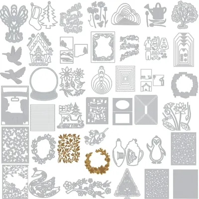 2024 Big Sale Cutting Dies Hot foil Scrapbook Diary Decoration Stencil various Embossing Template