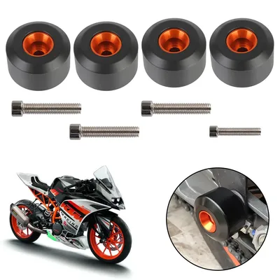 DUKE 390 (13-15) DUKE 125/200 RC 390 2014-2015 RC 125/200 Wheel Frame Slider Crash Protector Pads