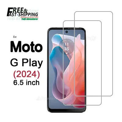 Screen Protector For Motorola Moto G Play 2024 6.5 inch Tempered Glass HD Crystal Mica 9H Anti