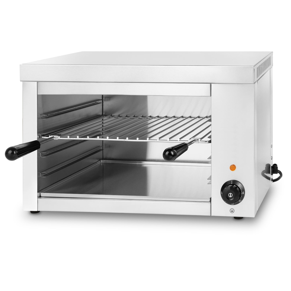 VERTES Salamander Grill, 390mm hoch, 0-300°C, 2200W, Edelstahlgehäuse, für Überbacken, Gratinieren & Warmhalten von Speisen, Multigrill Image