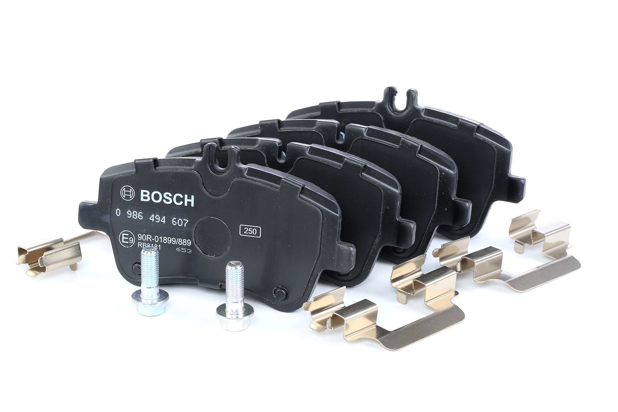 BOSCH Bremsbelagsatz MERCEDES-BENZ,AUDI 0 986 494 607 0034209520,0054206220,0064206220 A0034202620,A0034205920,0034202520,0054209620,A0034202520 Image