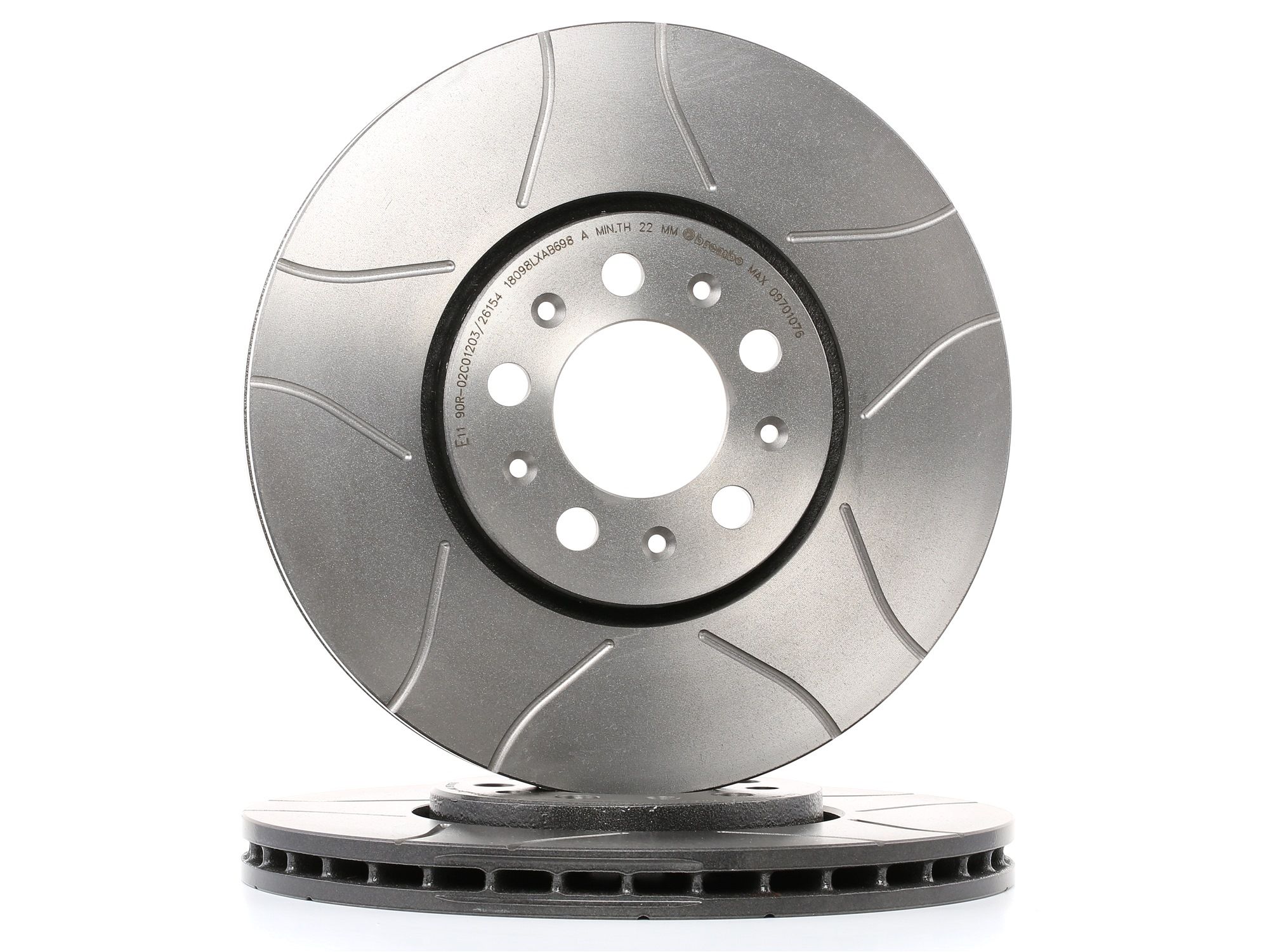 BREMBO Bremsscheibe VW,AUDI,SKODA 09.7010.76 JZW615301D,18A615301A,1J0615301R Bremsscheiben,Scheibenbremsen 6RD615301A,1J0615301C,1J0615301K Image
