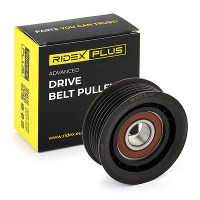 RIDEX PLUS Umlenkrolle VW,MERCEDES-BENZ,AUDI 312D0006P 68020888AA,K05080246AA,4792836AA Führungsrolle,Umlenk-/Führungsrolle, Keilrippenriemen Image