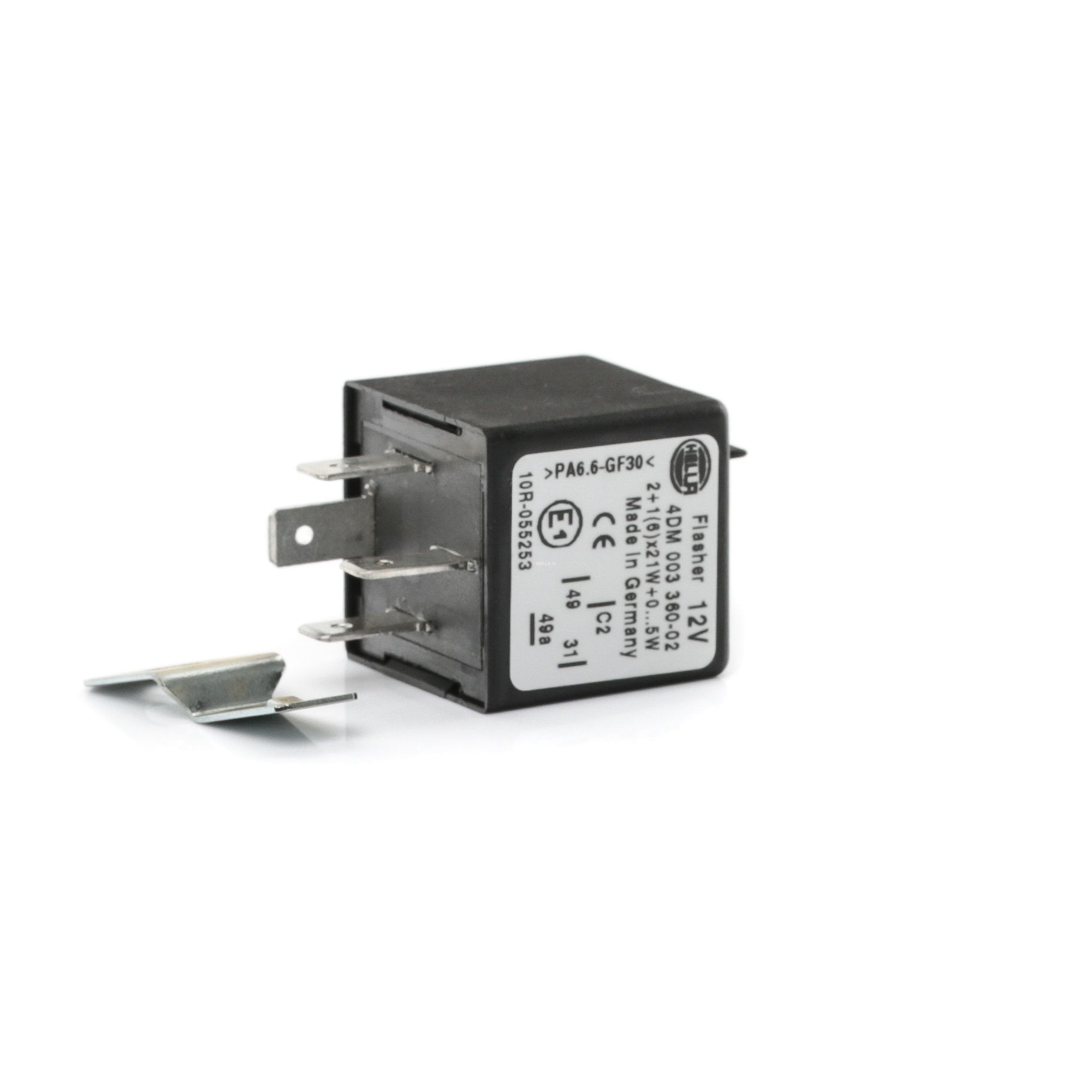 HELLA Blinkerrelais VW,MERCEDES-BENZ,OPEL 4DM 003 360-021 4596045,15223401,16006230021 Blinkgeber 7203499,KDWHLO9250,e1035253,6600254,1696565M1 Image