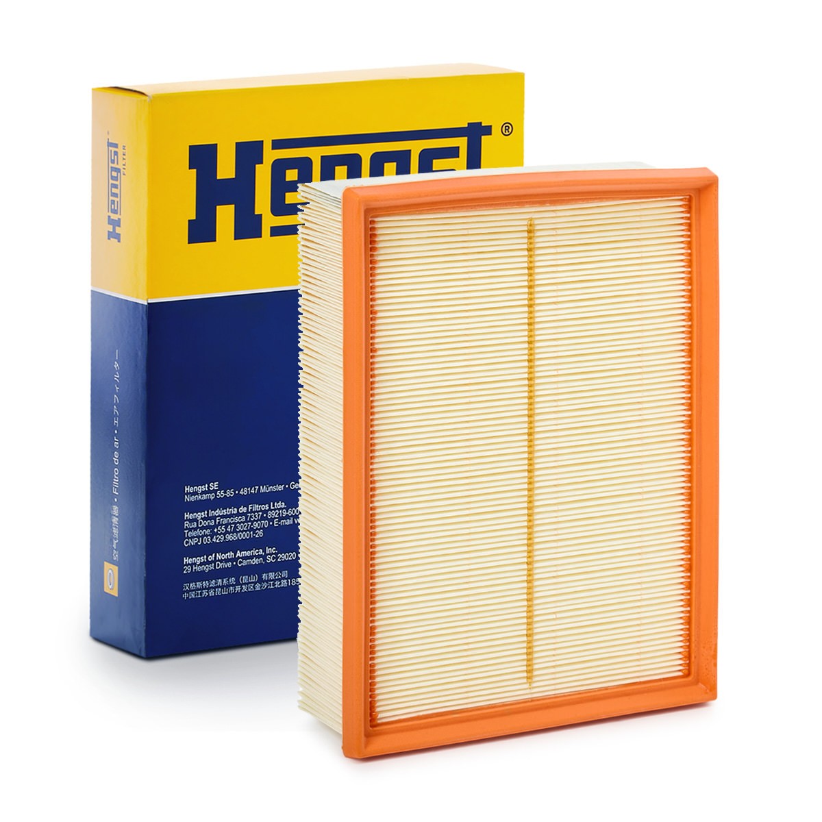 HENGST FILTER Luftfilter AUDI,SEAT E399L 6733310000,06C133843,L06C133843 Motorluftfilter,Filter für Luft Image