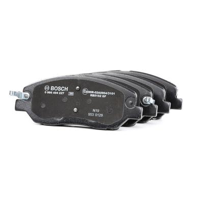 BOSCH Bremsbelagsatz HYUNDAI,KIA,SSANGYONG 0 986 494 227 581013MA00,581013MA01,48130341A0 8322D120,581012BA10,581012PA70,581012WA70,E190R011328034 Image