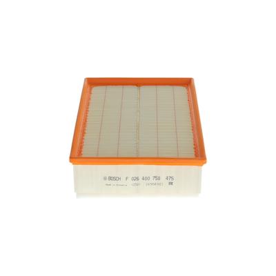 BOSCH Luftfilter RENAULT F 026 400 758 4423824,8200795348,FA3411 Motorluftfilter,Filter für Luft 1654600Q2G,165465171R,7485145004,4420258,93167904 Image