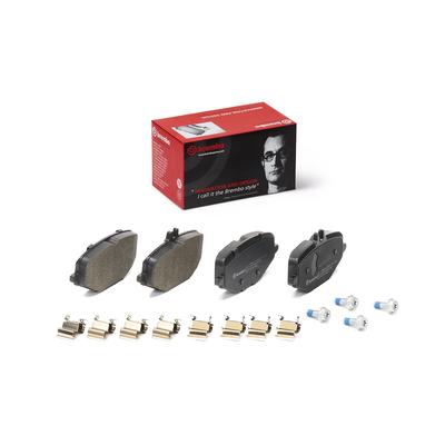 BREMBO Bremsbelagsatz MERCEDES-BENZ P 50 168 A0004202106,A0004204002,A0004204102 0004202106,0004204002,0004204102 Image