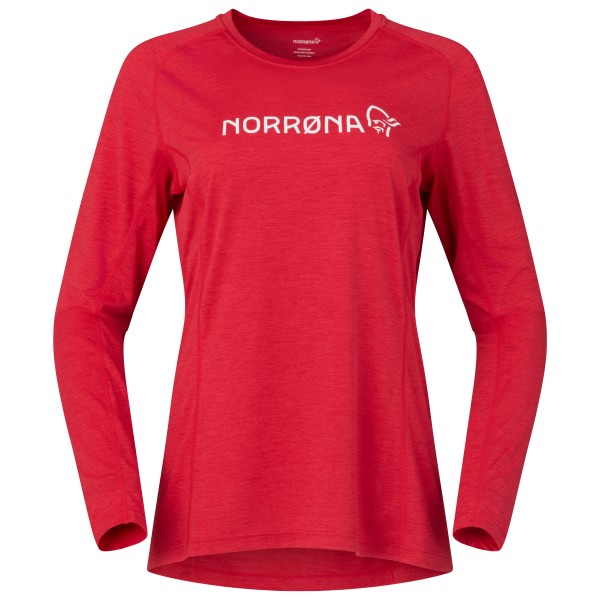 Norrøna - Women's Fjørå Equaliser Lightweight Long Sleeve - Radtrikot Gr M rot
