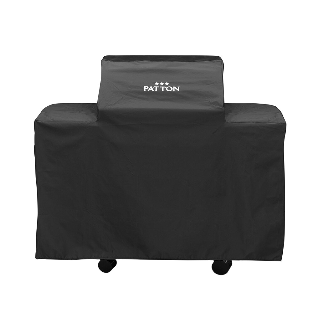 Patton Grillabdeckung, 130x55x100cm Grillschutzhülle für Patio Chef 3+, Oxford-Stoff, Schwarz Image