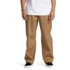 Funktionshose DC SHOES "Worker Baggy", Herren, Gr. 34(L) / Länge 34(L), Länge 34, beige (incense), [Hauptstoff] 99% Baumwolle, 1% Elastan, Hosen