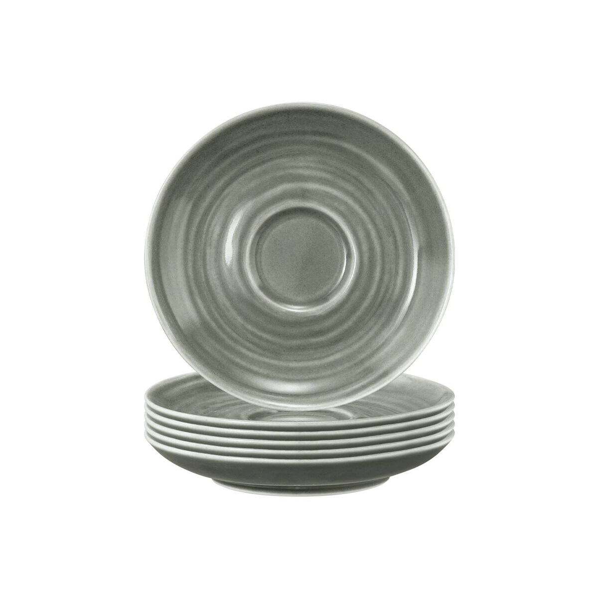 Seltmann Weiden Terra Espressountertasse ø 12 cm perlgrau 6er Set