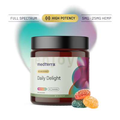 Daily Delight Gummies [Subscription], Multi-Flavored, 5mg, 20 Count by Medterra