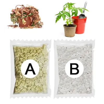 Hydroponic Plant Nutrient Fertilizer Non-Polluting All-Purpose Formula A+B Two Part Set Suitable for Tomatoes Flowers