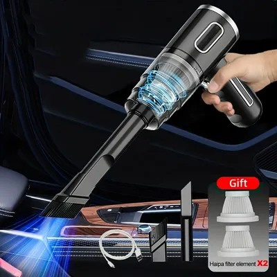 Auto Staubsauger tragbare drahtlose Staubsauger schnur lose Handheld Auto Vakuum Home Auto Dual Use Image
