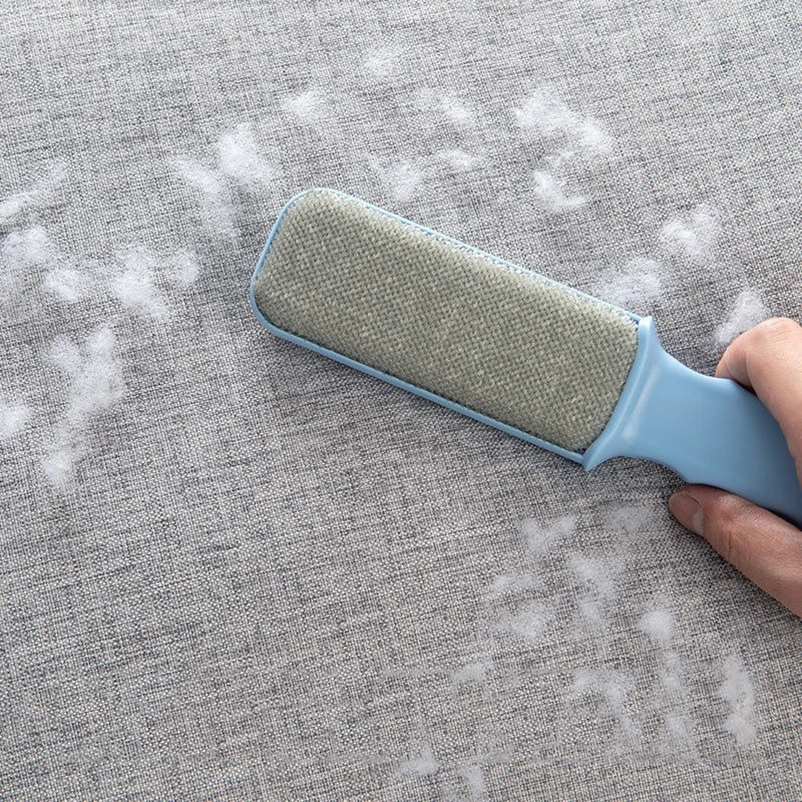 Tierhaarent ferner Bürste tragbare Silikon Doppelseite Tierhaar Bürste Pullover Reiniger Woll mantel Pflege Pinsel Werkzeug Haustier Produkte Image