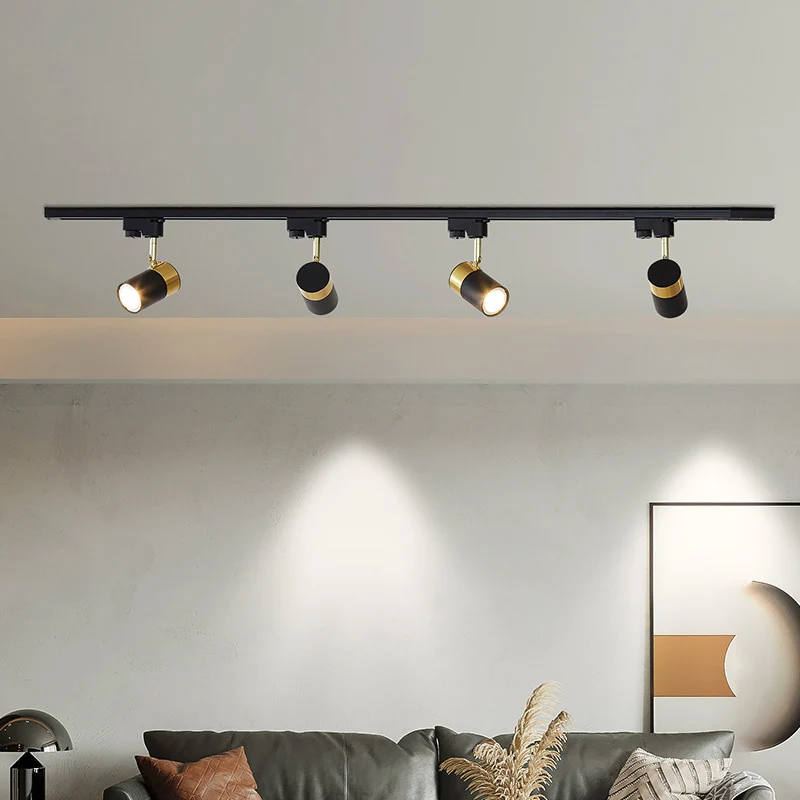 Schienen licht Scheinwerfer gu10 austauschbare Glühbirne LED Decken beleuchtung 110-265V Schienen lampe Schienen beleuchtung für Wohnzimmer Shop Küche deckenleuchte led wandleuchte lampe wohnzimer