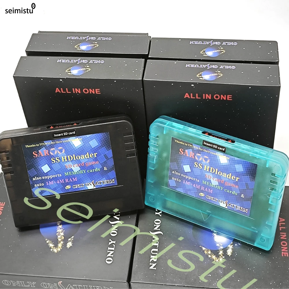 Neue SAROO HDLoader-Patrone, schnelles Lesen, Saturn-Spiele, Lesegerät, unterstützt SD-Menekarten, Spielen, ohne CD für NEO GEO Image