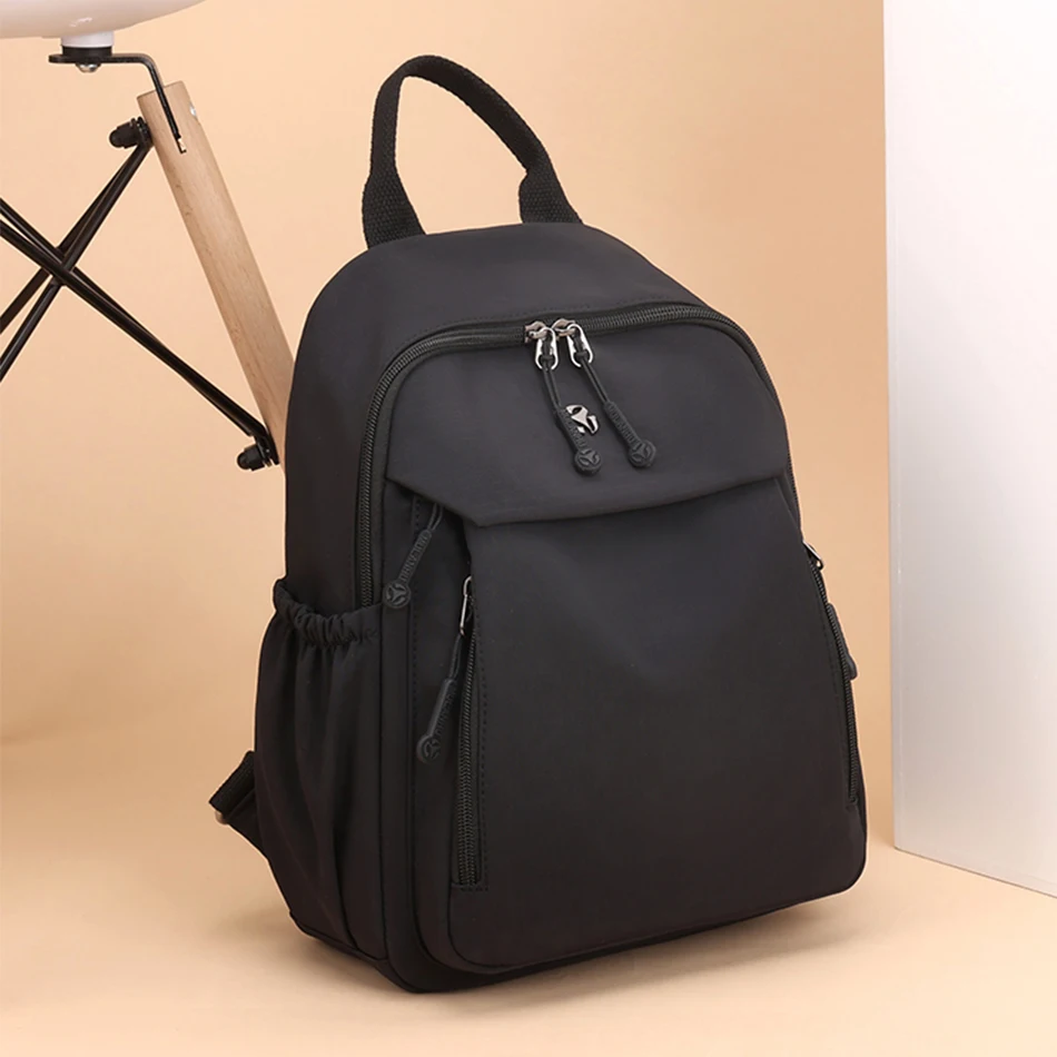 Sac à dos en nylon imperméable pour femme, sac à dos solide, sacs d'école décontractés, sac de voyage, sac initié par les filles, haute qualité, nouveau