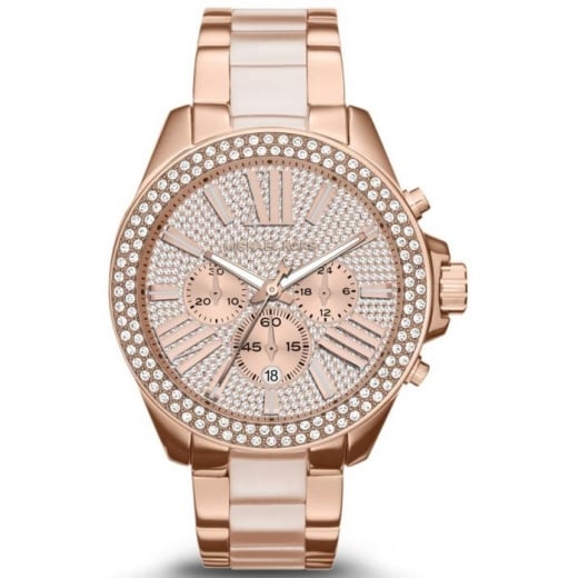 Michael Kors MK6096 Womens Watch - Rose Gold Stainless Steel - One Size | Michael Kors Sale | Discount Designer Brands