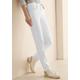 Slim-fit-Jeans CECIL "Style Toronto", Damen, Gr. 34, Länge 30, weiß, Denim/Jeans, Obermaterial: 97% Baumwolle, 3% Elasthan, unifarben, casual, slim fit knöchellang, Jeans, im Five-Pocket Style