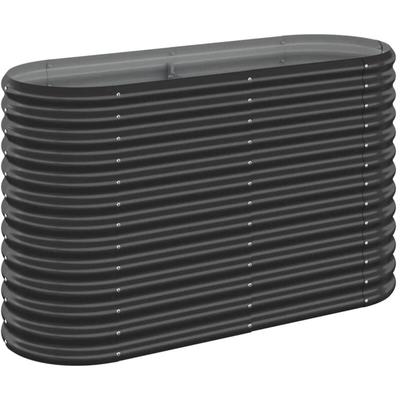 Vidaxl - Hochbeet Pulverbeschichteter Stahl 114x40x68 cm Anthrazit Image
