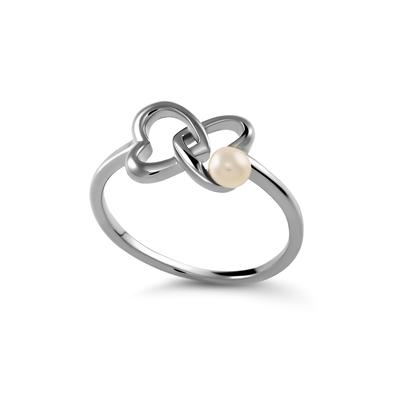 Orphelia 'Lili' Damen-Ring aus 925er Sterlingsilber – Silber ZR-7513 Image