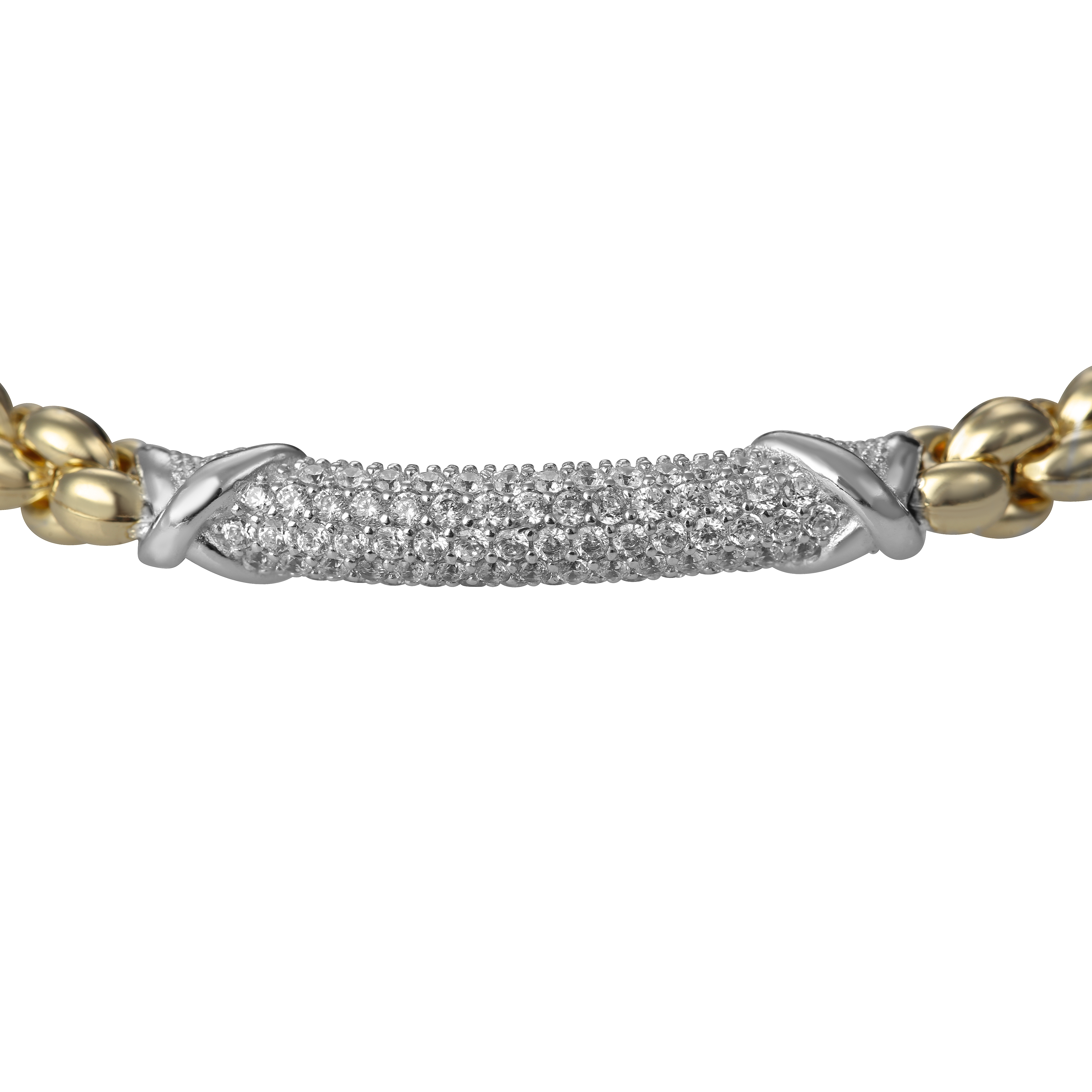 Orphelia 'Ilaila' Damenarmband aus 925 Sterling Silber - Silber/Gold ZA-7394 Image
