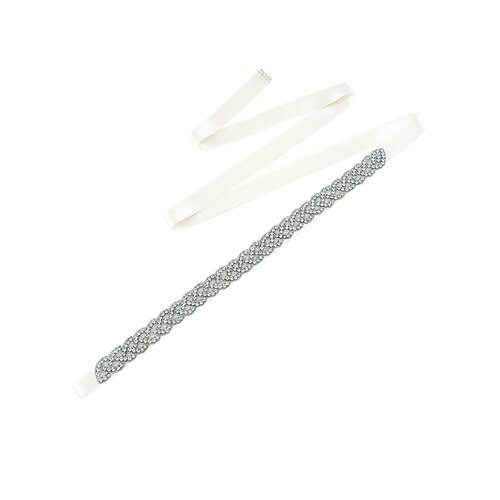 cintura da sposa con strass di cristallo – elegante cintura per abito da sposa per donna – perfetta per abiti da sposa, matrimoni e occasioni speciali