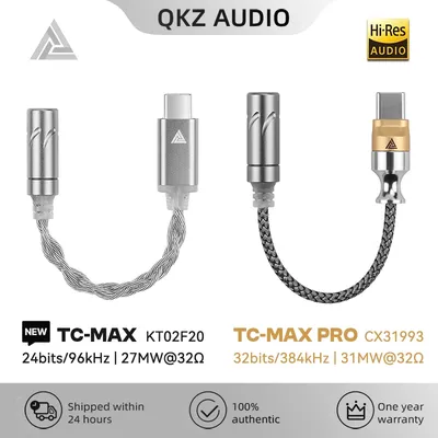 QKZ CX31993 USB Type-C to 3.5mm Audio interface Headphone Amplifier HiFi DAC Earphone Sound