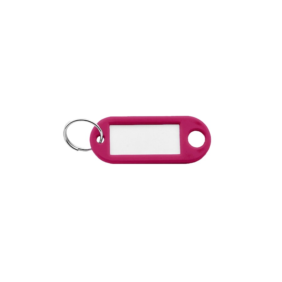 CombiCraft Schlüsseletiketten mit ausziehbarem Papier in Pink 55x22 mm - 100er Pack Image