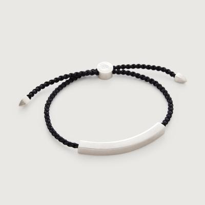 Sterling Silver Men's Linear Bold Friendship Bracelet