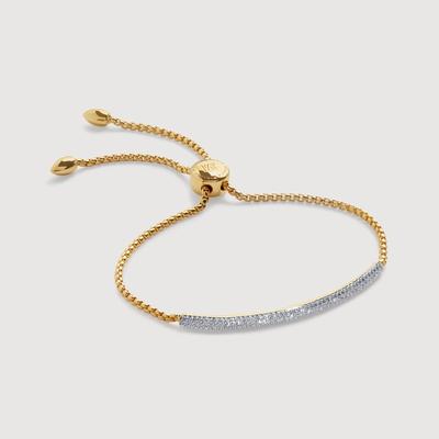 Gold Fiji Bar Diamond Friendship Bracelet Diamond