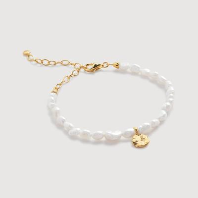 Gold Capri Keshi Pearl Bracelet Pearl