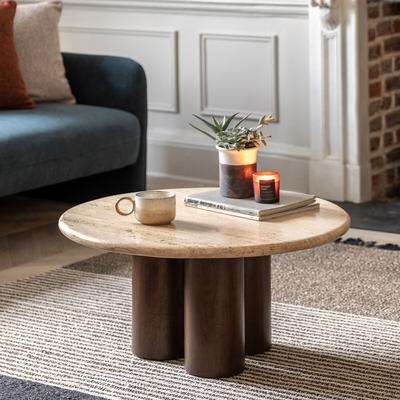 Trenton Travertine Coffee Table
