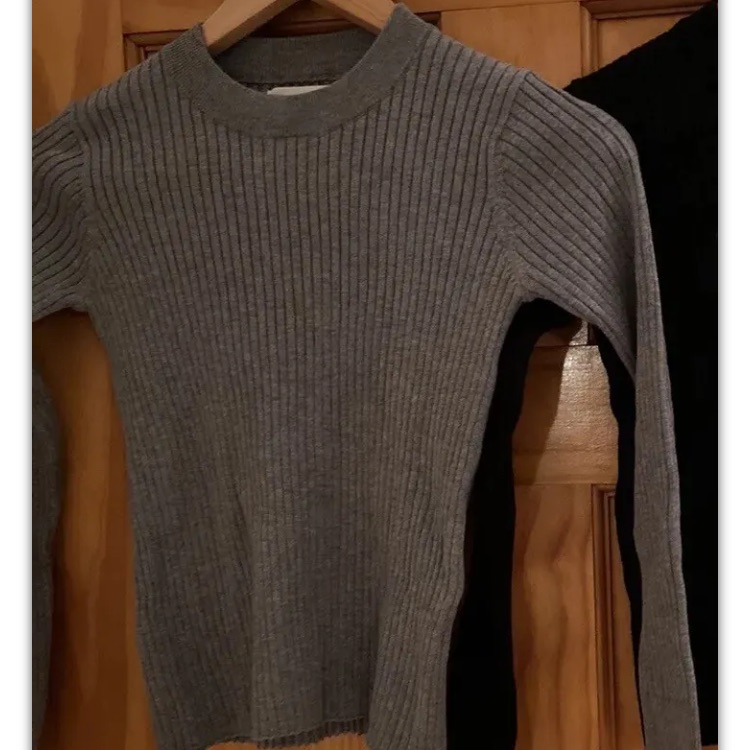 Zara Shirts & Tops | Zara Pullover Girls 11-12 Y O Grey With A Bundle Of Other Clothes | Color: Gray | Size: 12g
