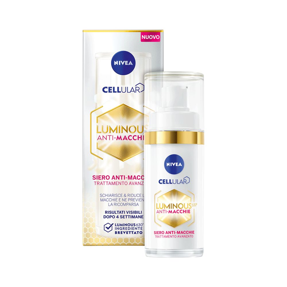 Nivea Luminous630 Siero Viso Anti-Macchie Trattamento Avanzato, antima