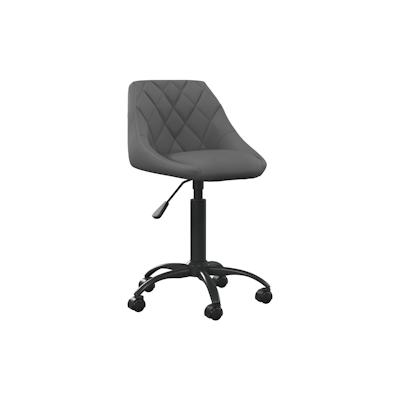 vidaXL Bürostuhl Dunkelgrau Samt Image
